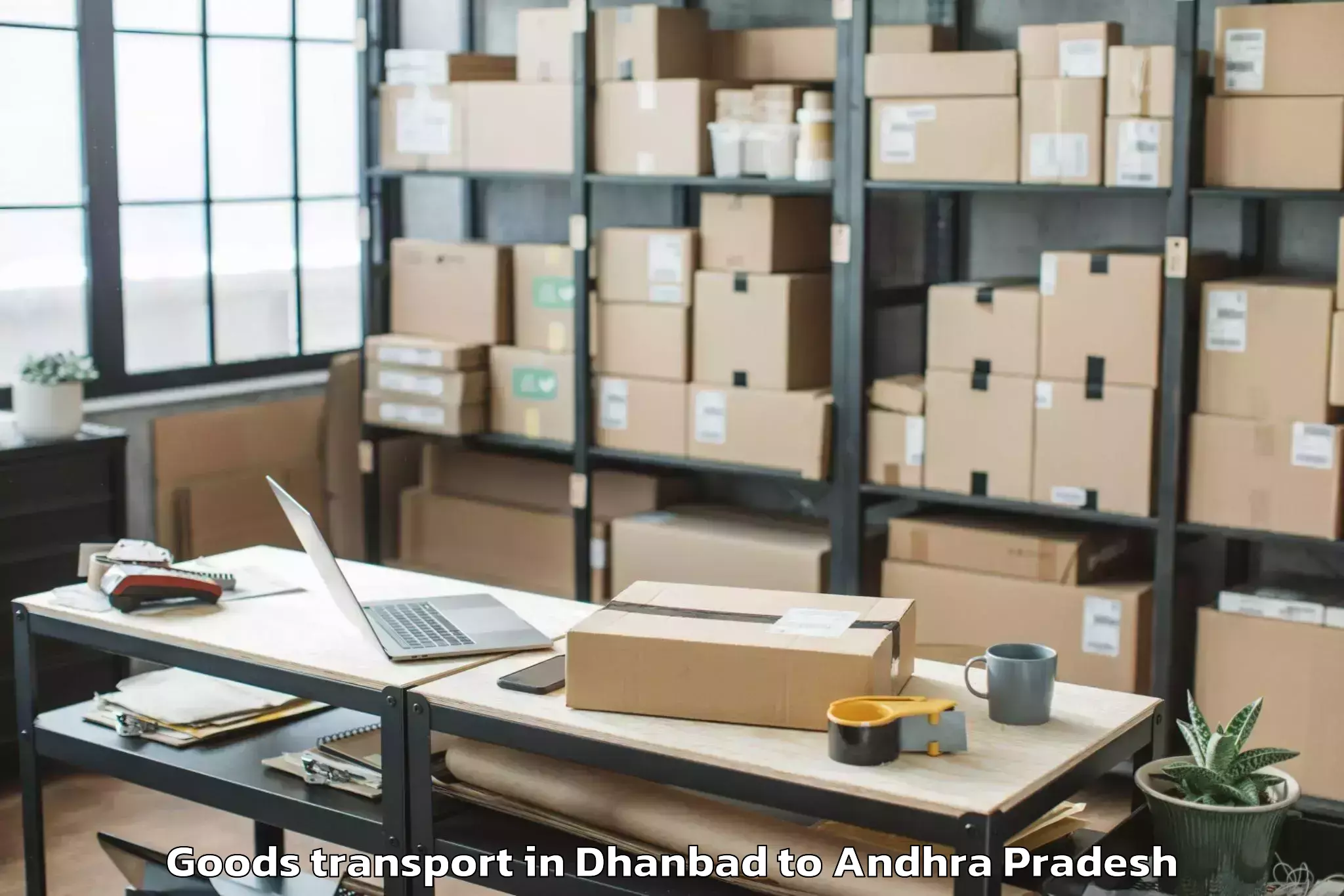 Discover Dhanbad to Ramagiri Goods Transport